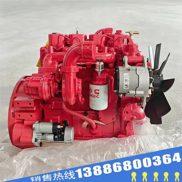 康明斯4BTAA3.9-B140-33发动机总成 车用动力引擎