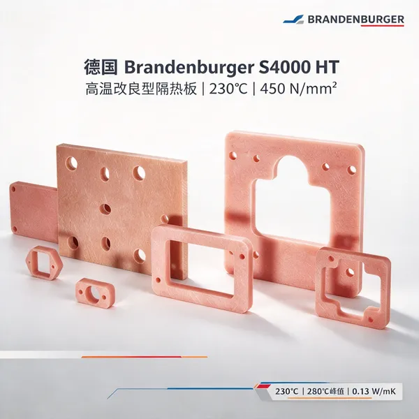 德国Brandenburger勃兰登堡 S4000 HT隔热板 230℃ 工程塑料模具用