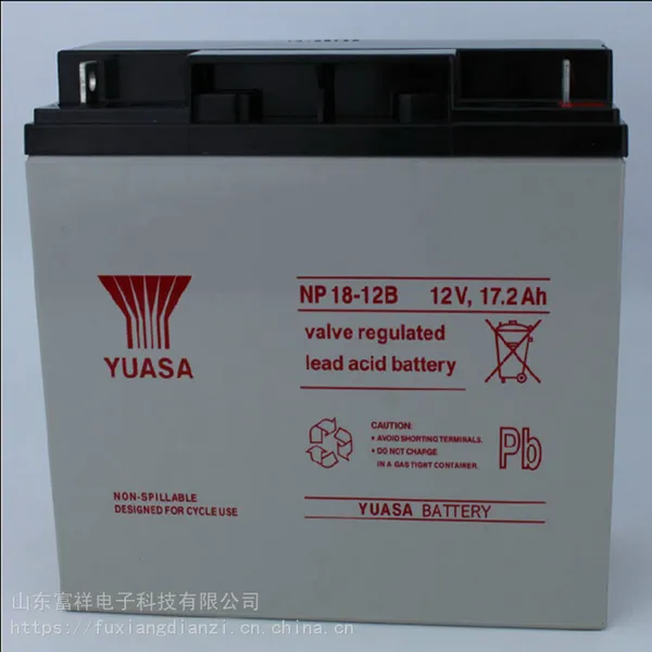 YUASA汤浅蓄电池NP18-12B免维护ups蓄电池12V17.2AH