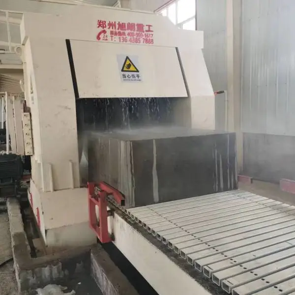 旭朗重工 泡沫混凝土砌块设备 免蒸轻质砖设备 水泥发泡砖机
