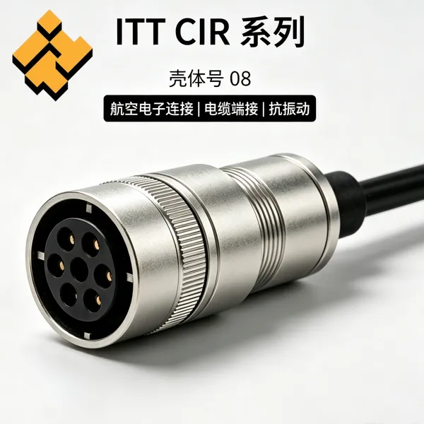 ITT Cannon CIR06RGG-28-21S-F80-VO 航空连接器 板端安装适配