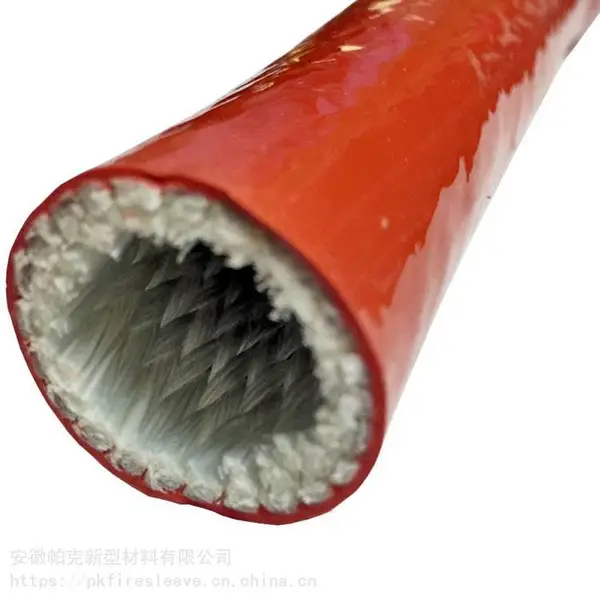 橘红色黑色银色硅胶玻璃纤维不锈钢波纹管电缆胶管***防火套