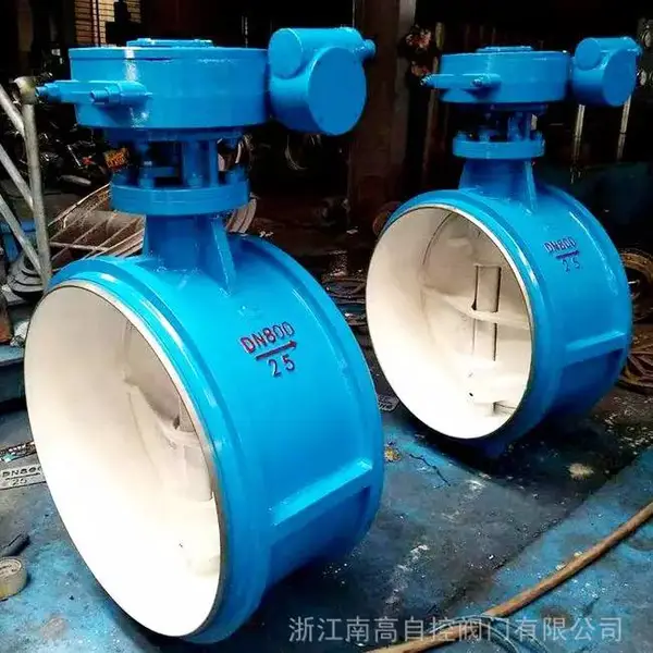 焊接蝶阀 D363H-16C DN450 对焊式硬密封蝶阀 对焊式蝶阀