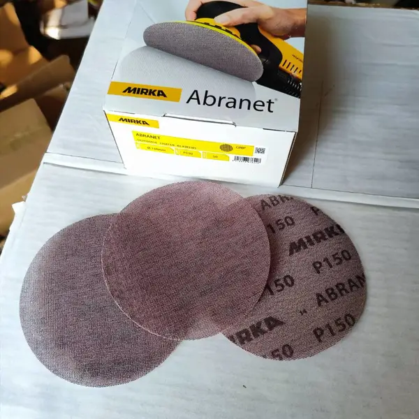 Mirka芬兰磨卡 6寸150mm无尘网格砂纸 ABRANET