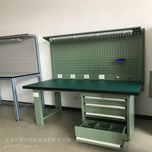 天津工业车间装配冷轧钢板工位桌生产厂家