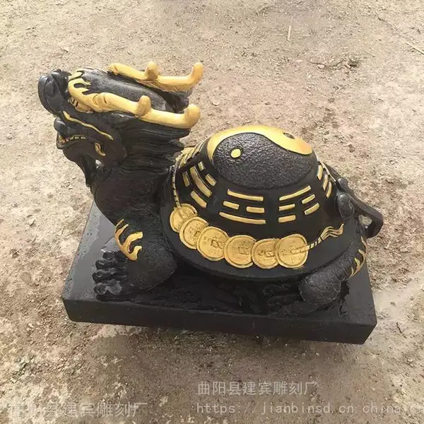 石雕龙龟大理石神兽龙龟,石雕金钱龟,寺庙瑞兽雕刻