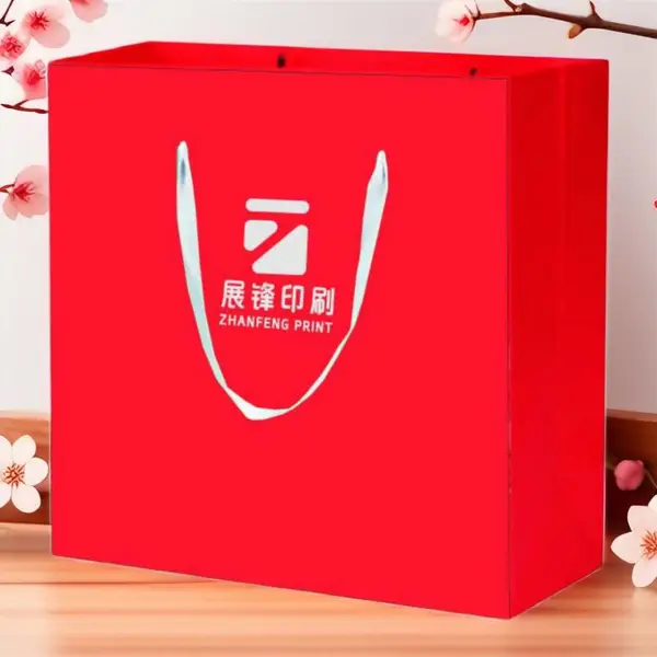 广州源头工厂定制外贸白卡、牛皮纸手提袋 商超购物礼品包装袋可印LOGO