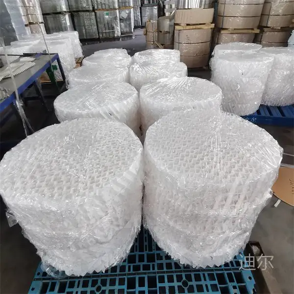 化工吸收塔用PTFE波纹填料 四氟规整填料 迪尔支持定制