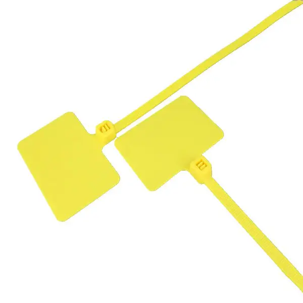 塑料集装箱封条煤车车拉物流铅封标牌扎带防调包封签7*290mm