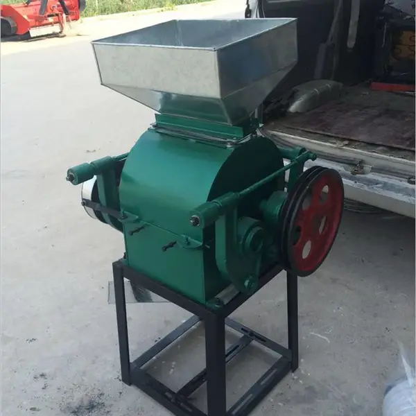 家用小型大豆压扁机 小型花生破碎机 粮食加工压扁挤扁机