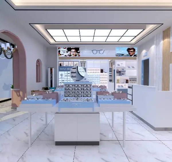 门头沟精品眼镜店展柜设计装修