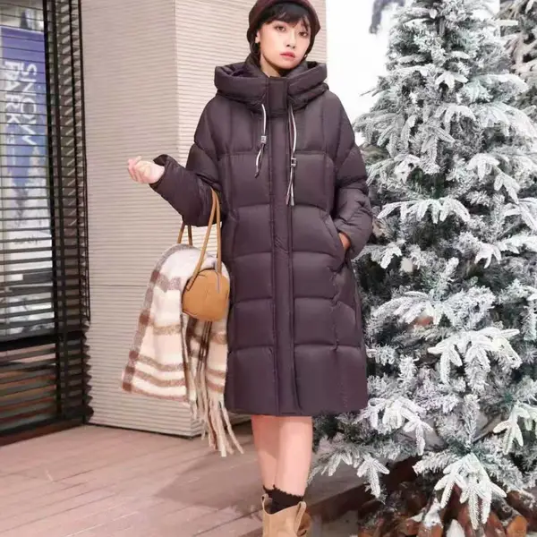 品牌尾货缔梵茜羽绒服 气质中淑女装货源 库存批发供应链批发