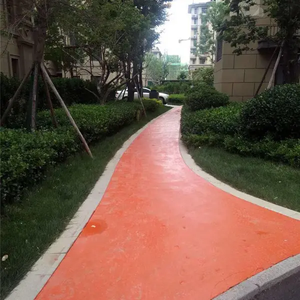 彩色沥青冷补料 黑色沥青路上色 油漆喷涂