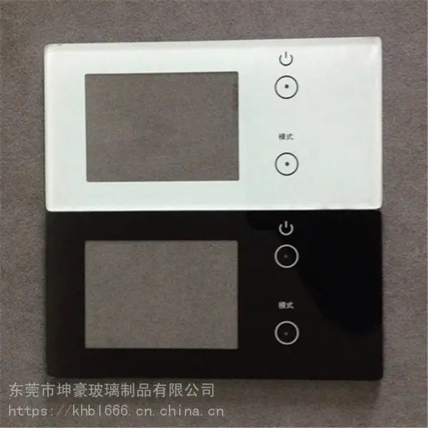 开关玻璃加工厂定制3mm开关钢化玻璃面板触摸开关玻璃加工