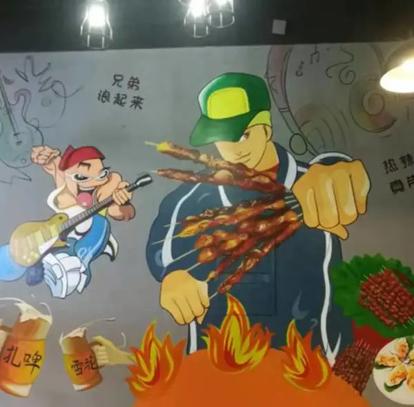 ��������ǽ�� ����ڻ� ��ˮ����ɫǽ�� ��ɹ����ɫ�ʻ� ���Ϳ��ǽ��