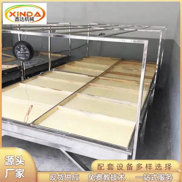 自动泼浆腐竹机设备 日产2吨黄豆的腐竹机器 包教技术