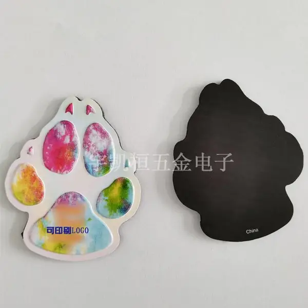 广东五金冰箱贴 可定制LOGO图片软磁冰箱贴厂家