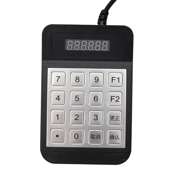 YD-516USB|串口金属数字小键盘 KEYPAD 车载密码键盘可选韩文按键