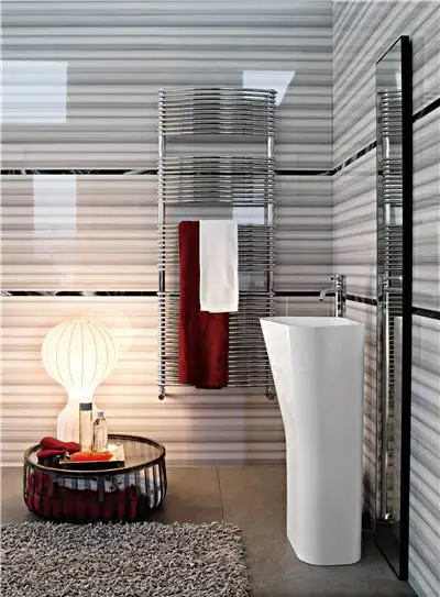 TUBES电热毛巾架散热器BATHCURVO系列毛巾加热器产品