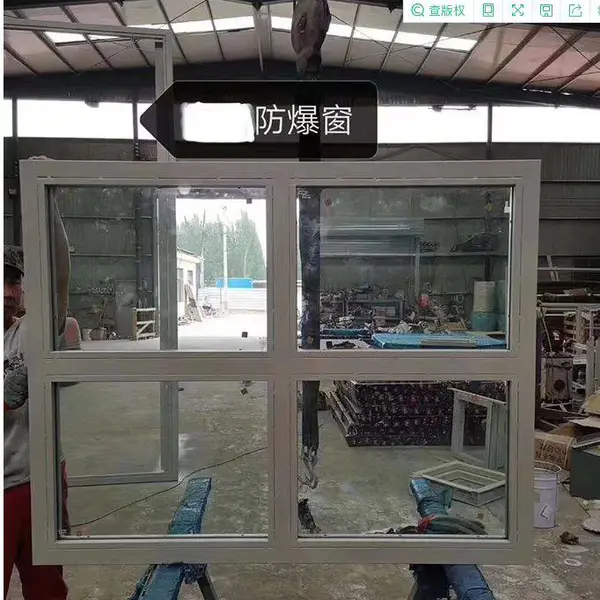 湖北襄阳工业区通道钢制防爆玻璃窗报价 宏安厂家工程拿货价钱