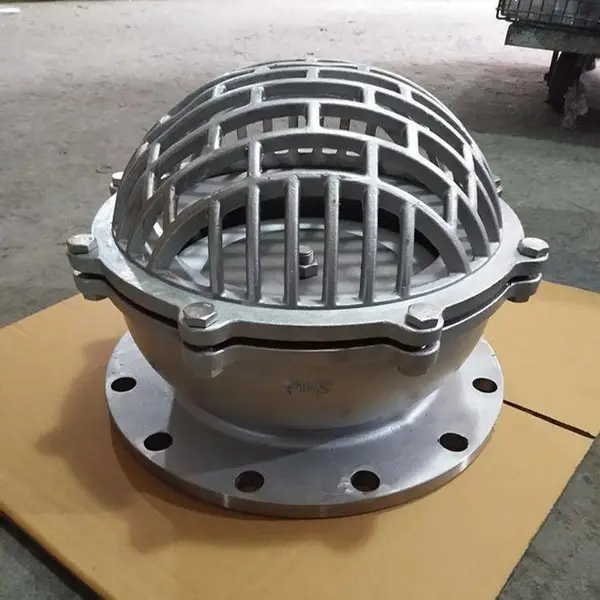 不锈钢底阀 H42W-25P 水泵抽水底阀 潜水法兰底阀南高