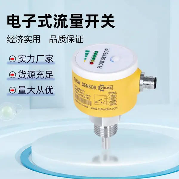 塑料热导式流量开关 316L常规探针水油液体适用 断流监测保护传感器