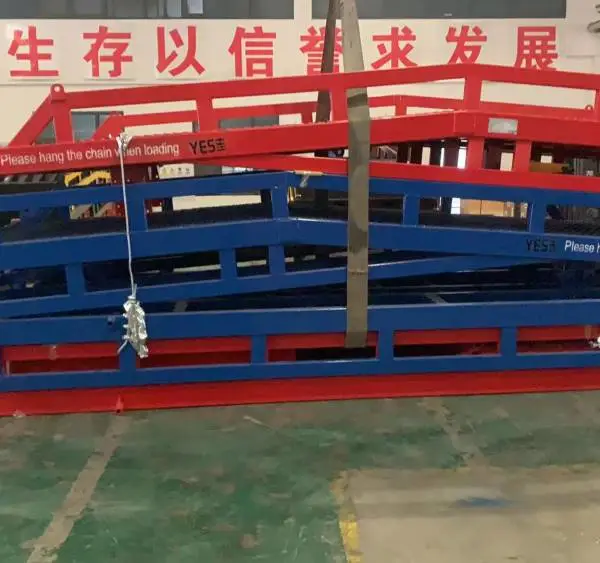 浙江移动式液压登车桥物流集装箱货柜装卸平台汽车坡道卸货神器升降