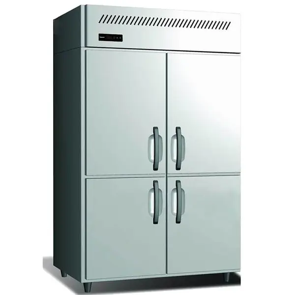 松下四门冰箱SRR-1281CP 商用风冷冷藏冰柜四门不锈钢厨房冷柜