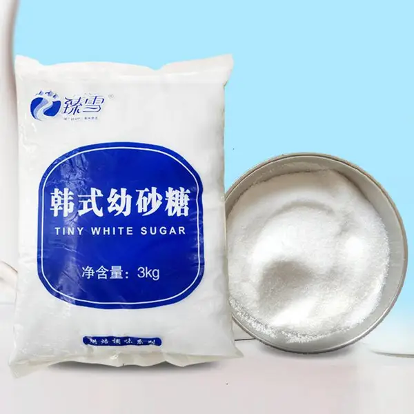 批发臻雪韩式幼砂糖3kg包装家用烘焙原料甘蔗白砂糖整箱