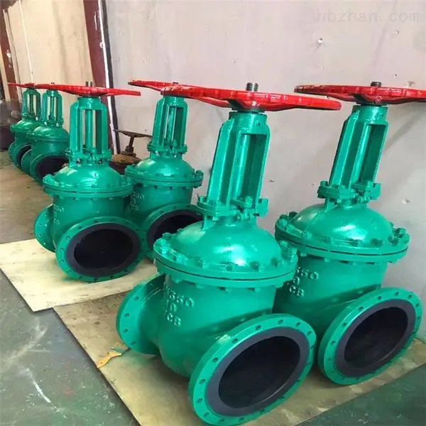 普城市阀门经销商Z41J-10C DN150 专用生产衬氟 衬胶阀门厂家 油水管道专用闸阀
