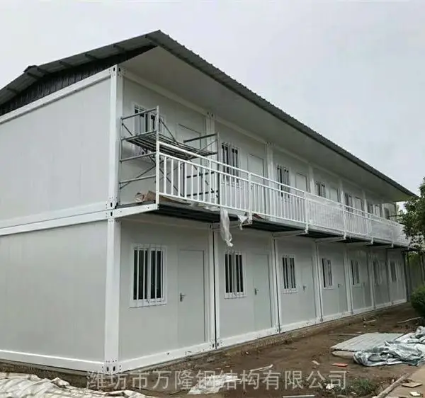 带卫生间打包箱 组装式集成房屋 工地 框架 双层活动板房 支持定制