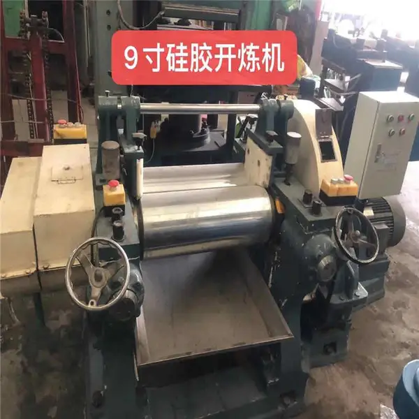 二手9寸硅胶炼胶机 小型炼胶机 佛山橡胶机械橡胶设备整厂回收