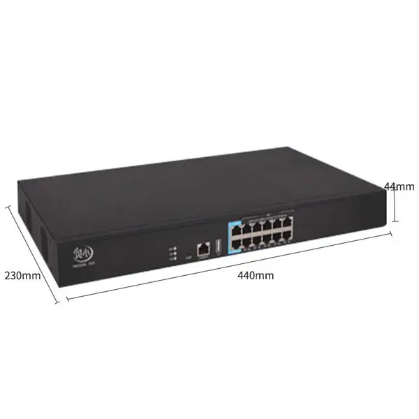 华三(H3C)MSG360-10-PWR 多业务千兆POE企业级安***关AC无线控制器 管理10AP