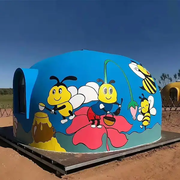 拼装建筑材料太空活动房胶囊造型创意景观房异形房子文旅酒店民宿
