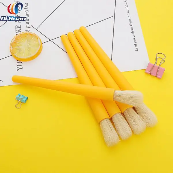大号彩色画刷粗笔杆大刷头 儿童DIY颜料绘画笔刷涂鸦工具