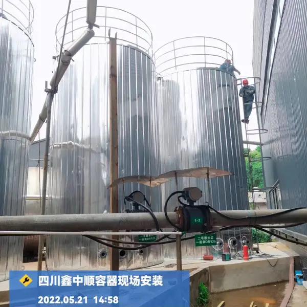 不锈钢卧式储油罐,变压器储油罐,扫仓罐制造安装,鑫中顺