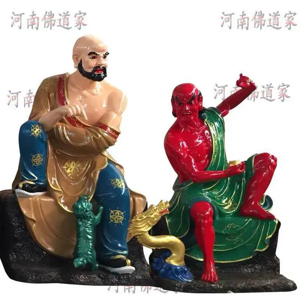 十八罗汉铜像 十八罗汉欢喜罗汉 笑狮罗汉 十八罗汉芭蕉罗汉佛像 雕塑彩绘 加工定制