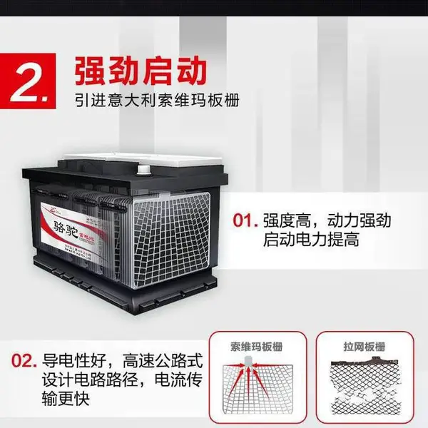 骆驼蓄电池6-QWLZ-180 免维护汽车电瓶12V180AH 柴油发电机配套