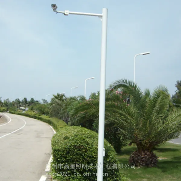 高星定制生产摄像枪监控杆 道路监控杆 交通违法抓拍监控杆