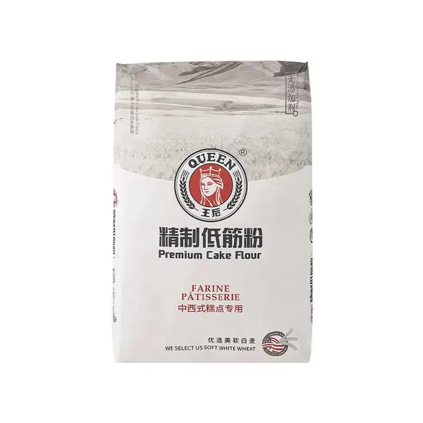 添品网浙江杭州王后精制低筋粉白线 25kg 烘焙门店蛋糕饼干商用小麦面粉原料现货批发