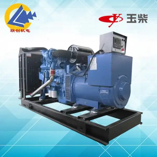 玉柴250KW柴油发电机 YC6MK420-D30 工矿企业适用 联创机电