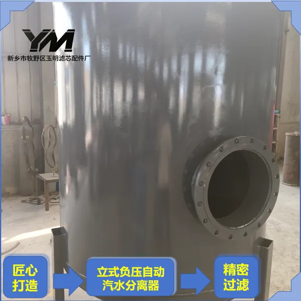 立式负压自动汽水分离器负压管道防进水立式分离器