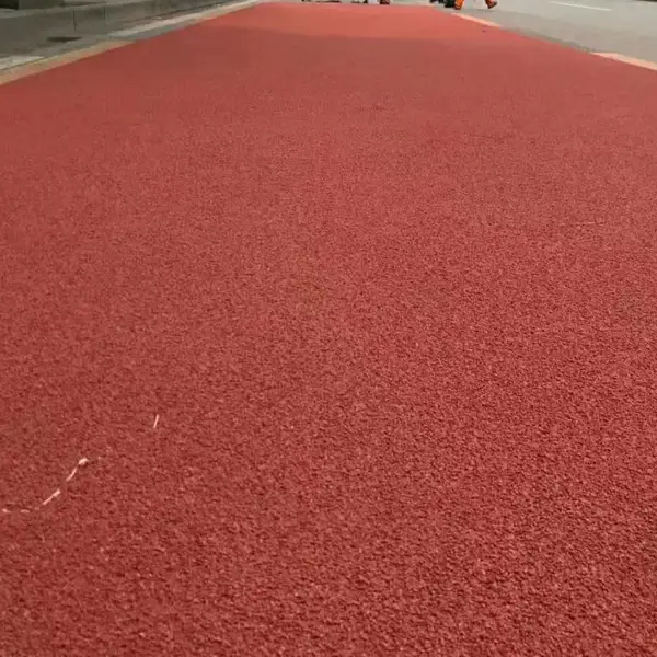 哈密市咏彩兴邦MMA陶瓷颗粒防滑路面聚氨酯沥青改色剂