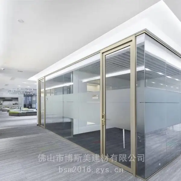 金华84款全景单玻隔断108款单玻全景隔断现货供应