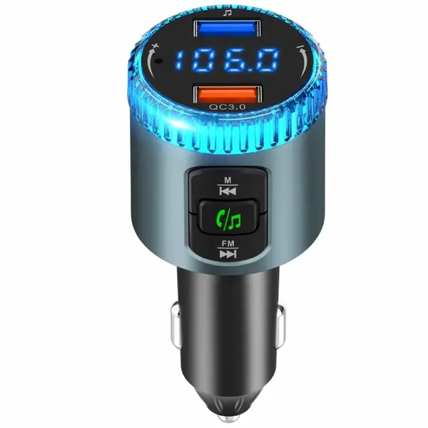 熙隆车载蓝牙BC77 车载MP3 车载蓝牙MP3 车载蓝牙免提 FM发射器 车载蓝牙MP3播放器