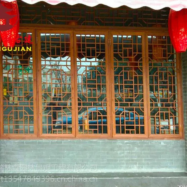 四川瑞森实木仿古门窗,定制加工厂家