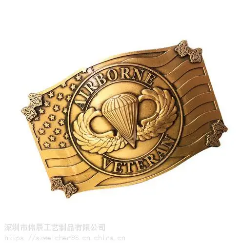 五金皮带扣 头配件男士腰带卡扣来图定制图案复古金属卡头