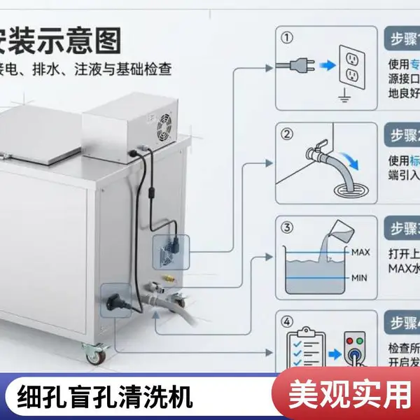 盲孔残留检测 液压油缸清洗机 厂家供应 现货充足 遨华