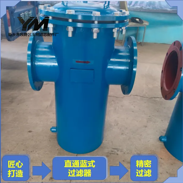 直通篮式过滤器 DN150 铸钢壳体 法兰连接 管道悬浮固体集渣拦污