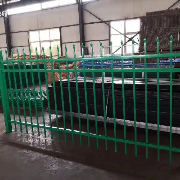 河北庭院围栏 锌钢护栏 小区防护栏 供应镀锌管插拔栏杆